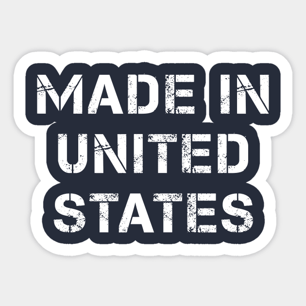 Made in United States of America Typography Sticker by PallKris